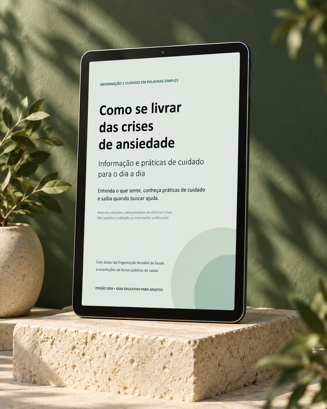 Capa do e-book Como se livrar das crises de ansiedade